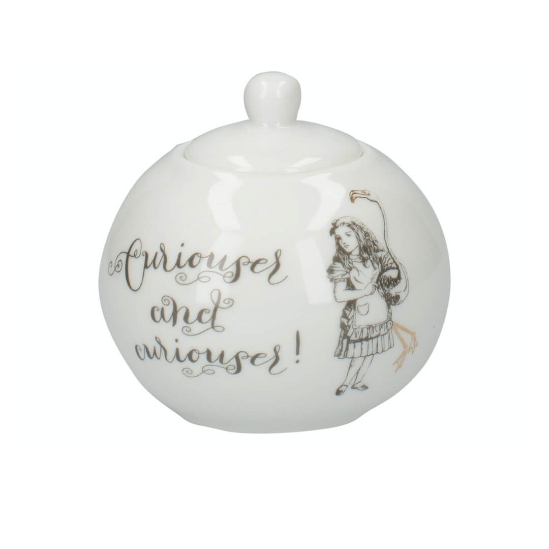 Mikasa x V&A Alice in Wonderland Sugar Bowl and Creamer