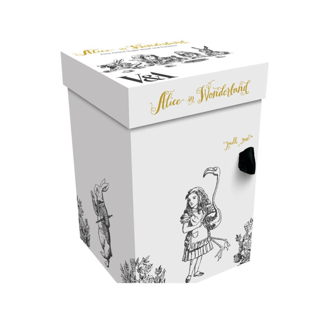 Mikasa x V&A Alice in Wonderland Sugar Bowl and Creamer