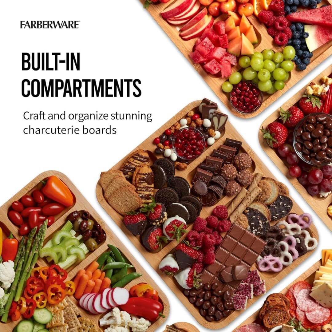 Farberware Build-a-Board Divided Rectangular 38cm