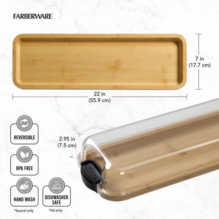 Farberware Build-a-Board Bamboo Platter 56cm