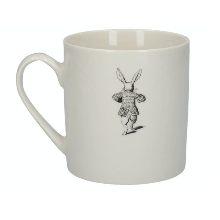 Mikasa x V&A Alice in Wonderland 350ml Mug White Rabbit