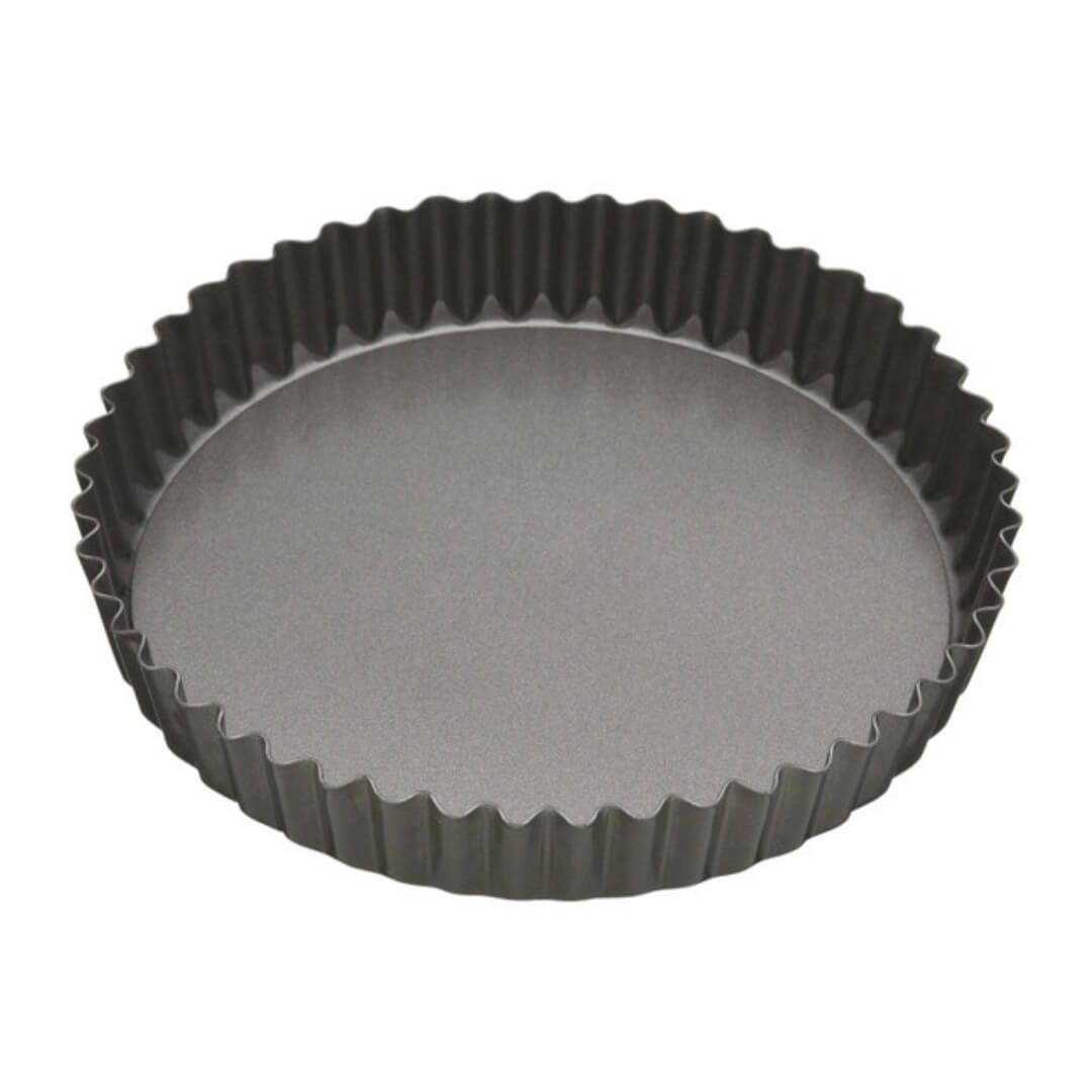 MasterCraft Non-Stick Round Loose-Base Quiche Tin