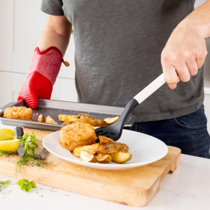 KitchenAid Slotted Turner Porcelain White