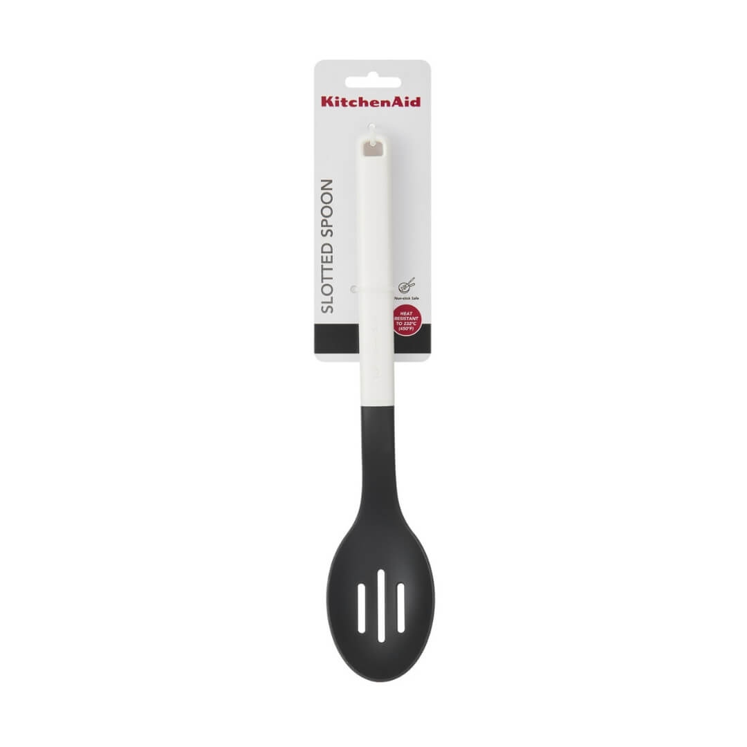 KitchenAid Slotted Spoon Porcelain White