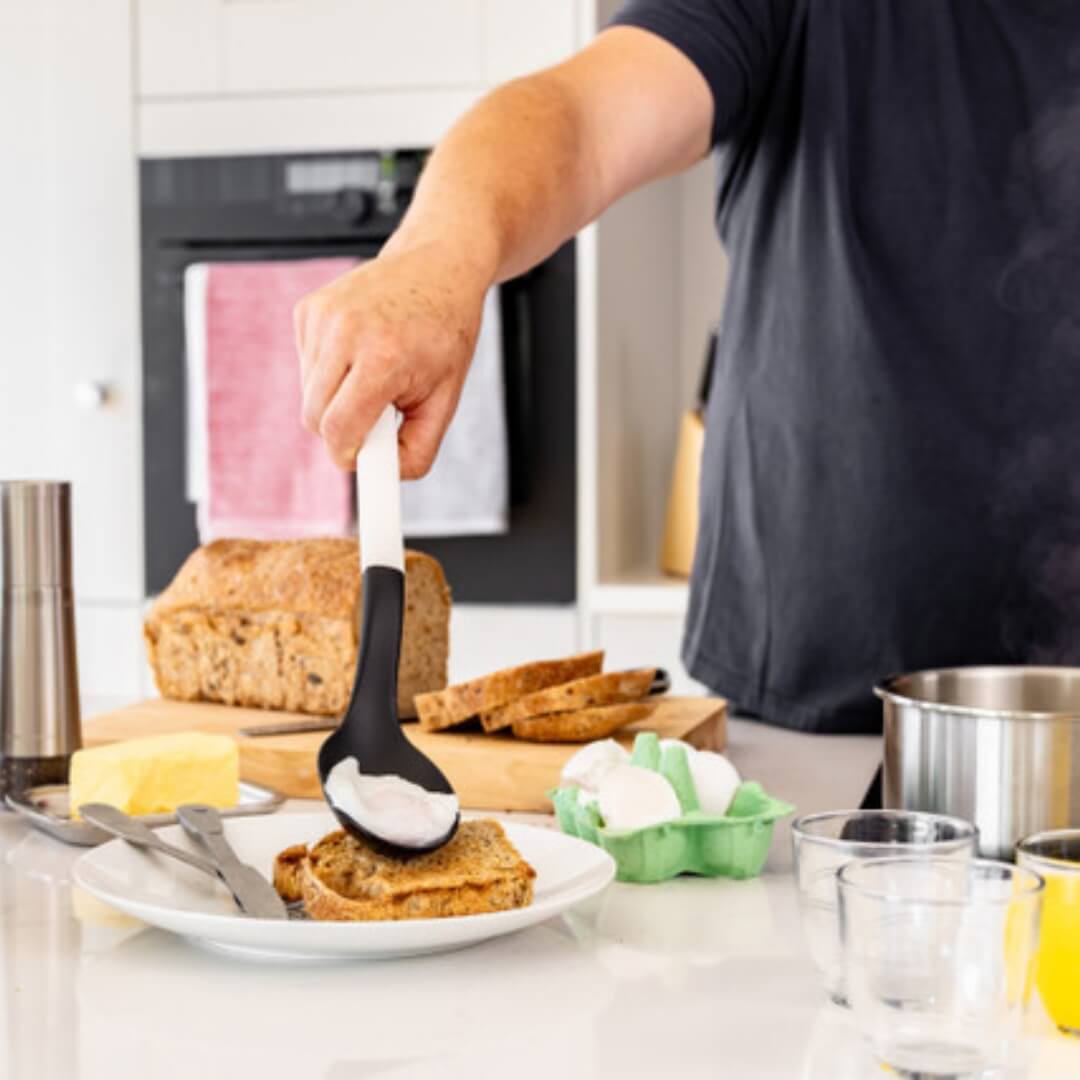 KitchenAid Slotted Spoon Porcelain White