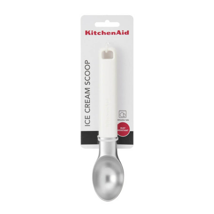 KitchenAid Ice Cream Scoop Porcelain White