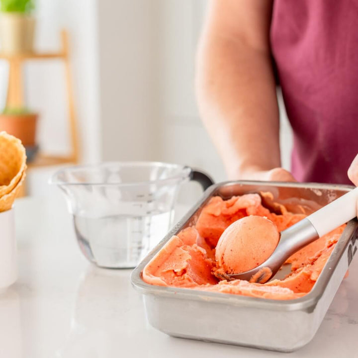 KitchenAid Ice Cream Scoop Porcelain White