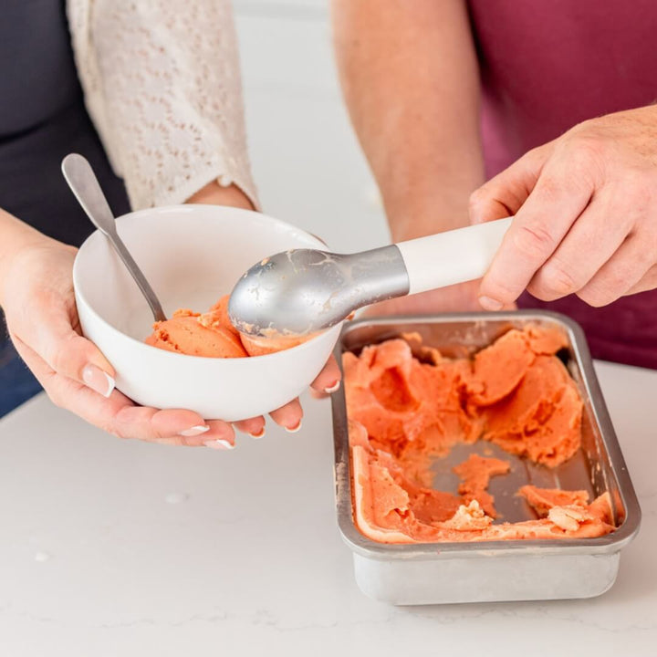 KitchenAid Ice Cream Scoop Porcelain White