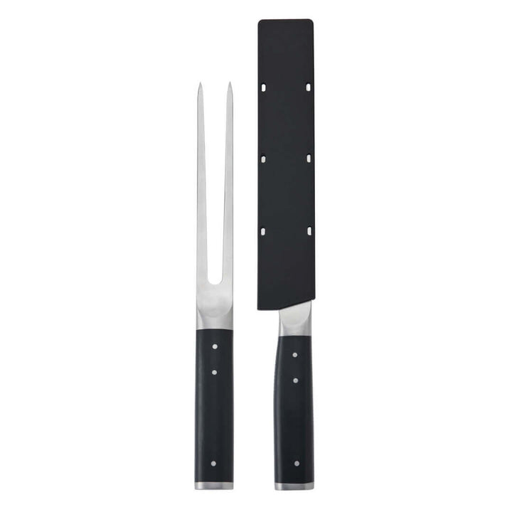 KitchenAid Gourmet Two Piece Carving Set Matte Black