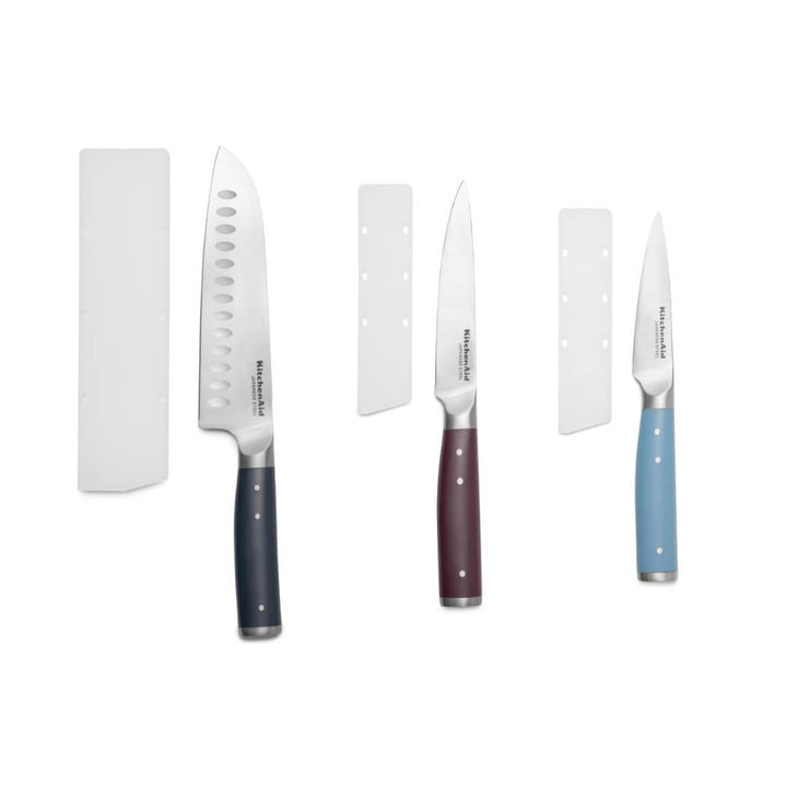 KitchenAid Gourmet Knife Set 3pce with Sheaths