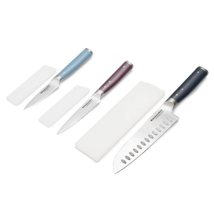 KitchenAid Gourmet Knife Set 3pce with Sheaths