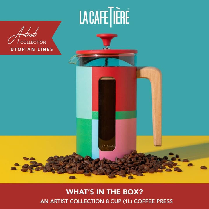 La Cafetiere 8Cup Coffee Press Pisa Collection Block