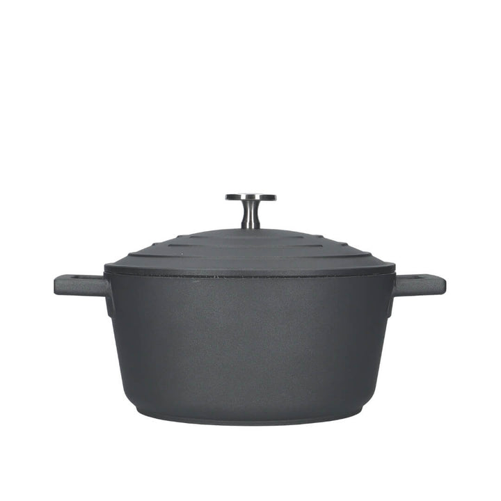 Mastercraft Cast Aluminium Round Casserole Black