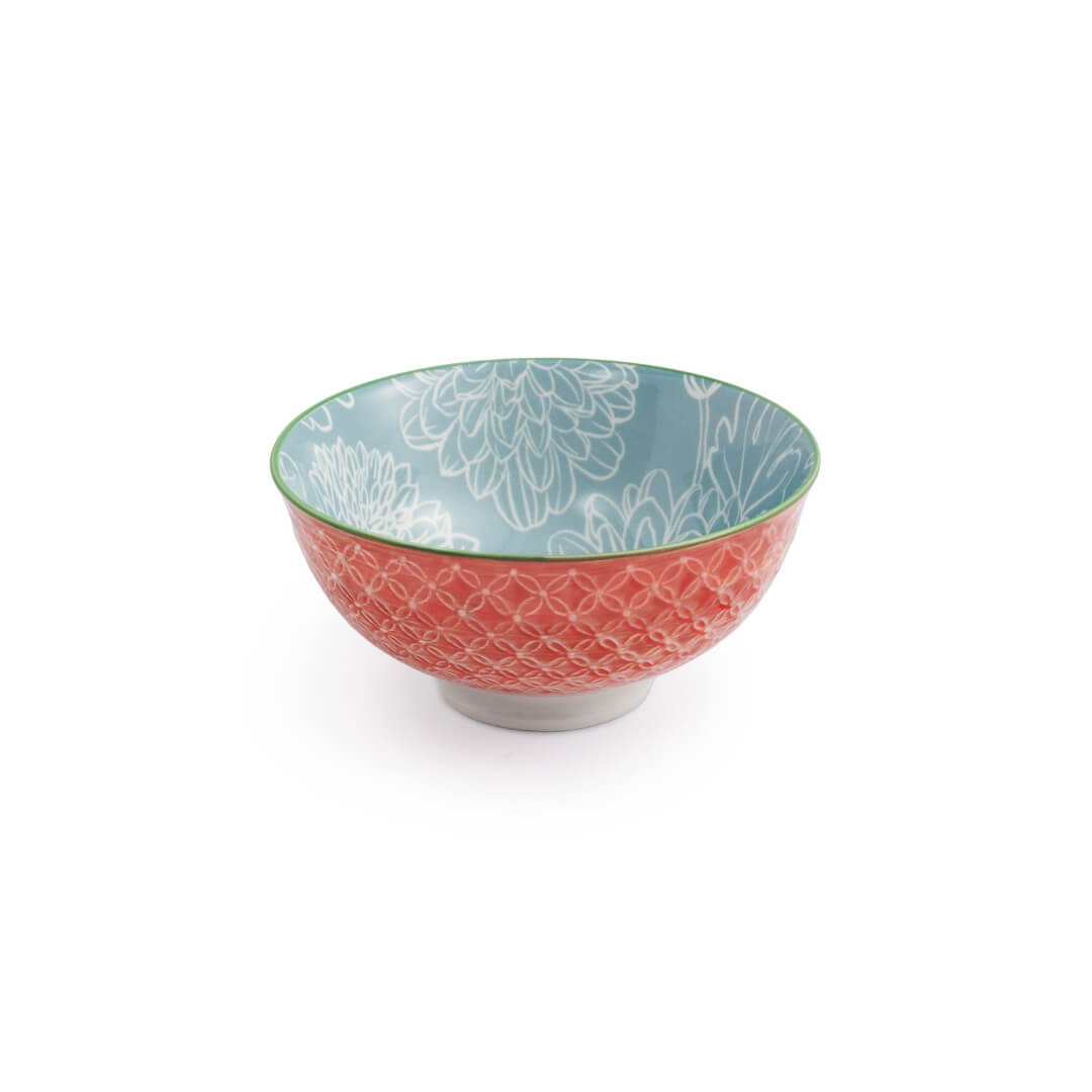 Mikasa Snack & Nibble Bowl 12cm Grey Floral