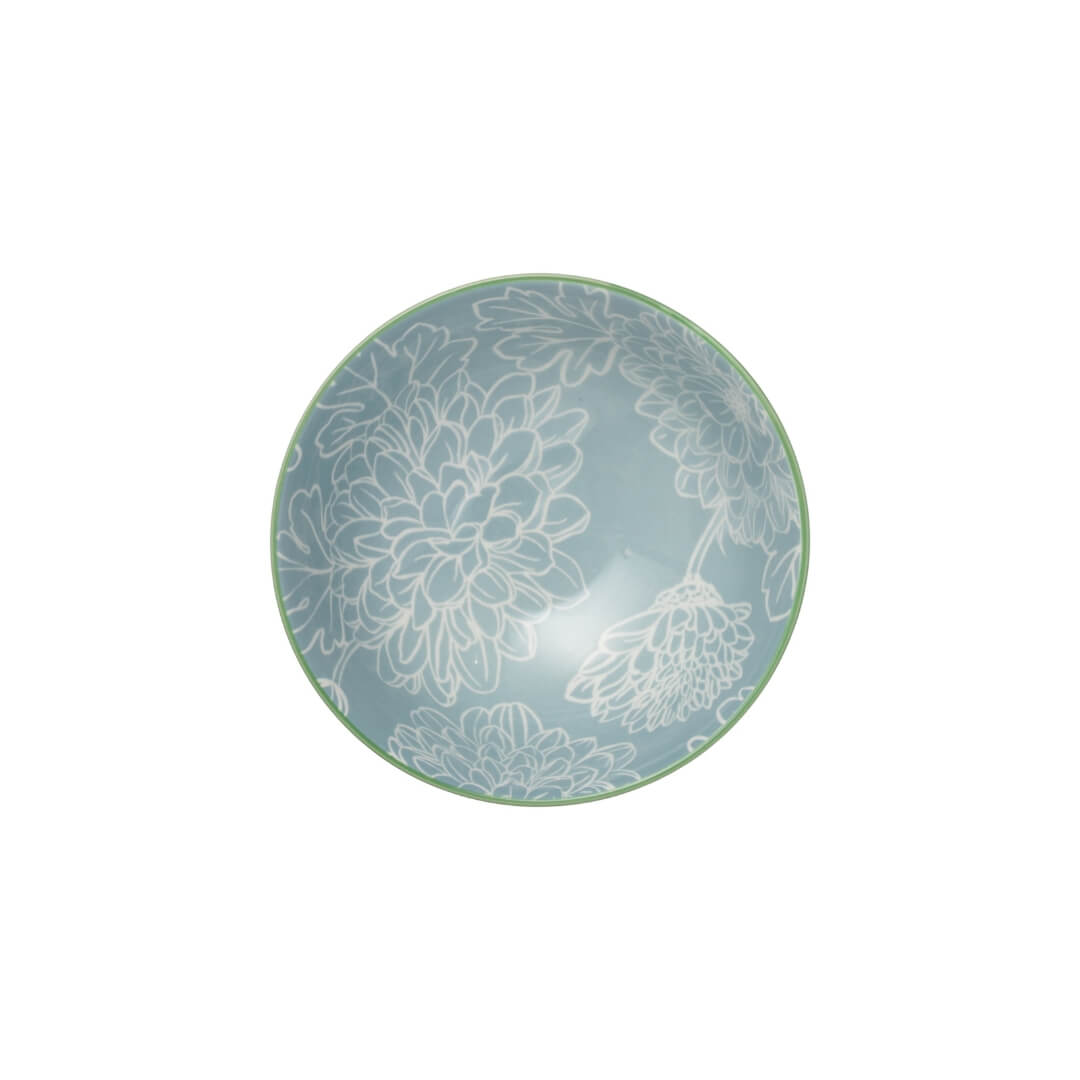 Mikasa Snack & Nibble Bowl 12cm Grey Floral