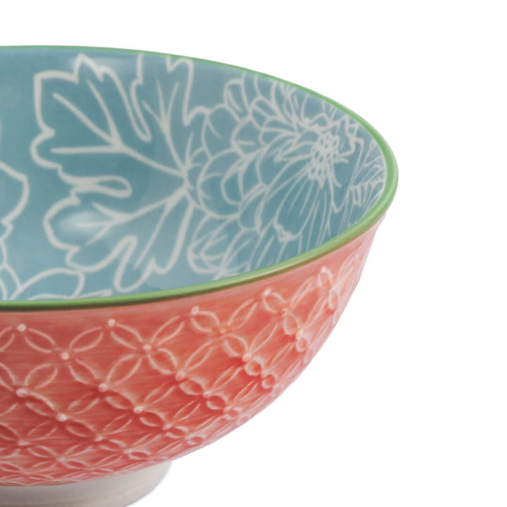 Mikasa Snack & Nibble Bowl 12cm Grey Floral