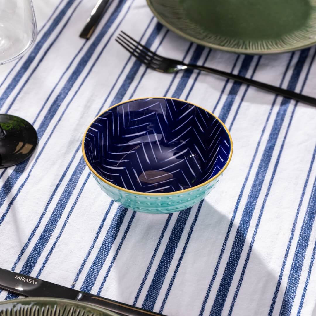 Mikasa Snack & Nibble Bowl 12cm Indigo