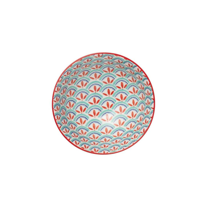 Mikasa Snack & Nibble Bowl 12cm Geometric Green