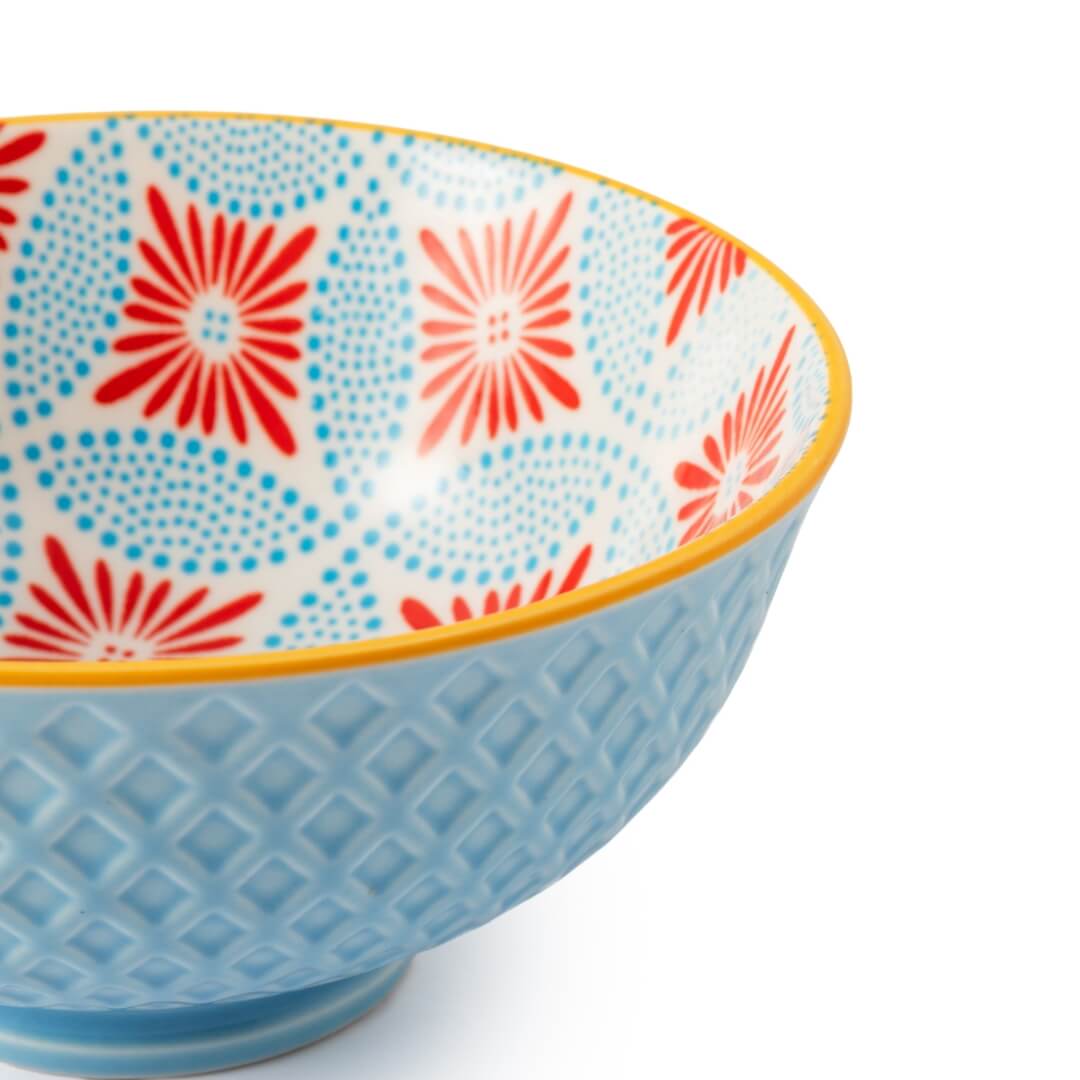 Mikasa Snack & Nibble Bowl 12cm Blue Mosaic