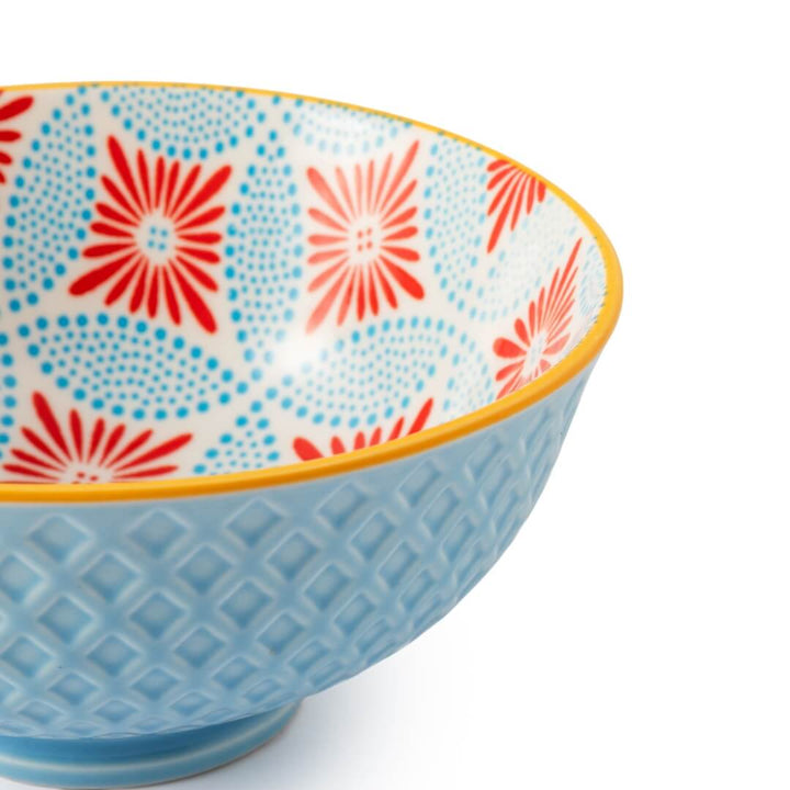 Mikasa Snack & Nibble Bowl 12cm Blue Mosaic