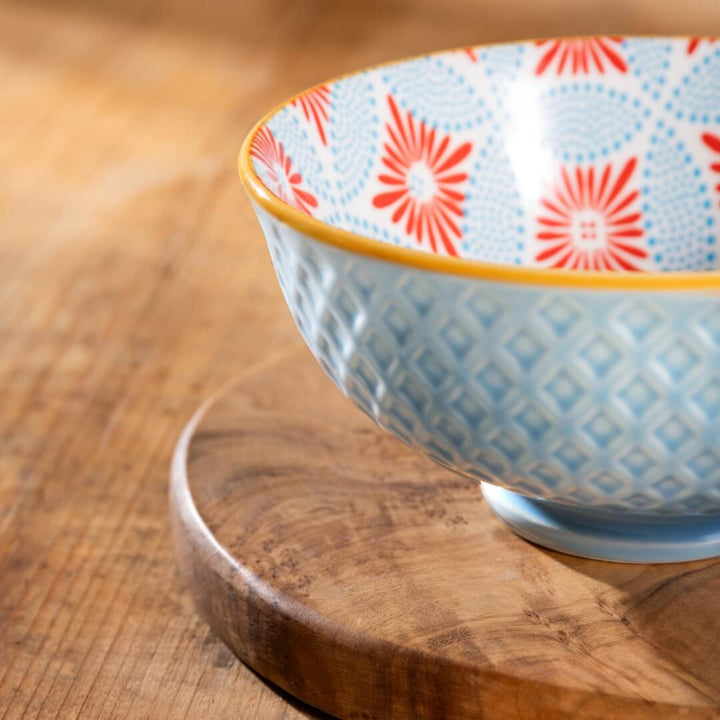Mikasa Snack & Nibble Bowl 12cm Blue Mosaic