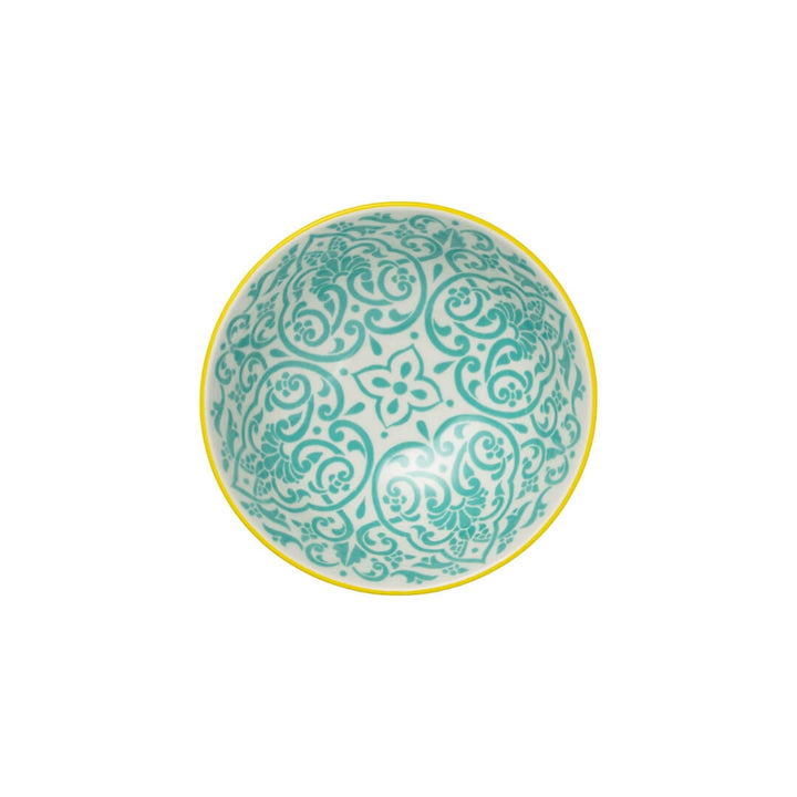 Mikasa Snack & Nibble Bowl 12cm Geometric Yellow