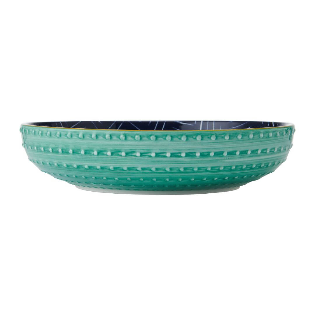 Mikasa Pasta Bowl 21cm Indigo Chevron