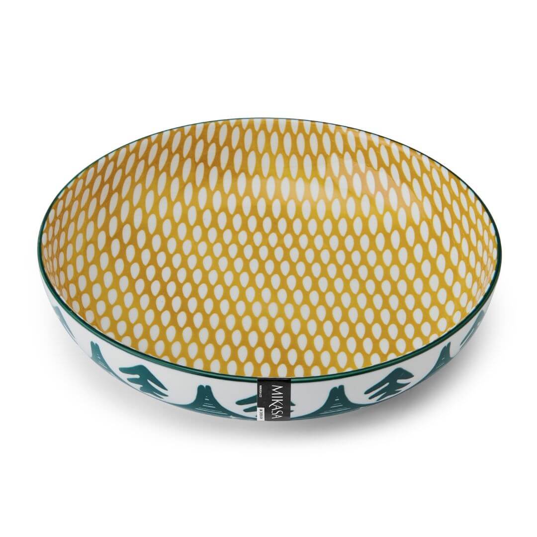 Mikasa Pasta Bowl 21cm Leafy Green
