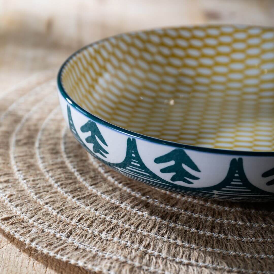 Mikasa Pasta Bowl 21cm Leafy Green