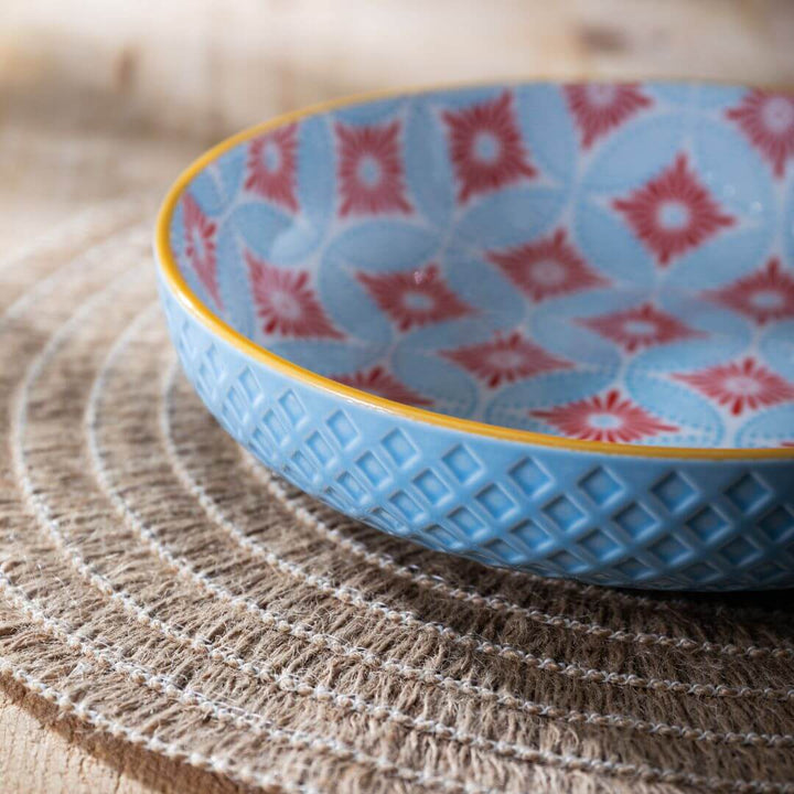 Mikasa Pasta Bowl 21cm Blue Mosaic