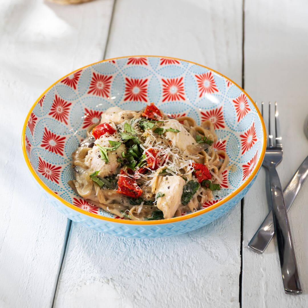 Mikasa Pasta Bowl 21cm Blue Mosaic