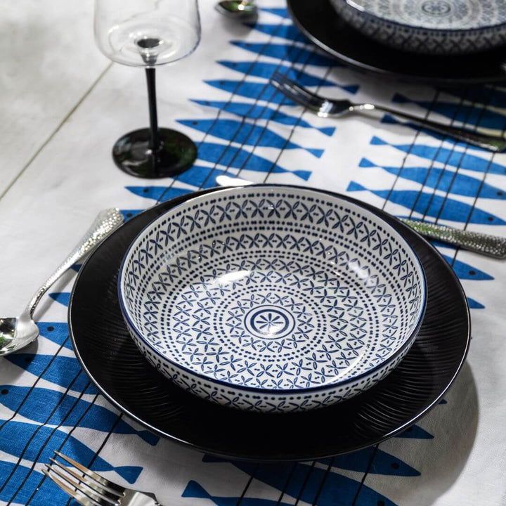 Mikasa Pasta Bowl 21cm Blue Mediterranean