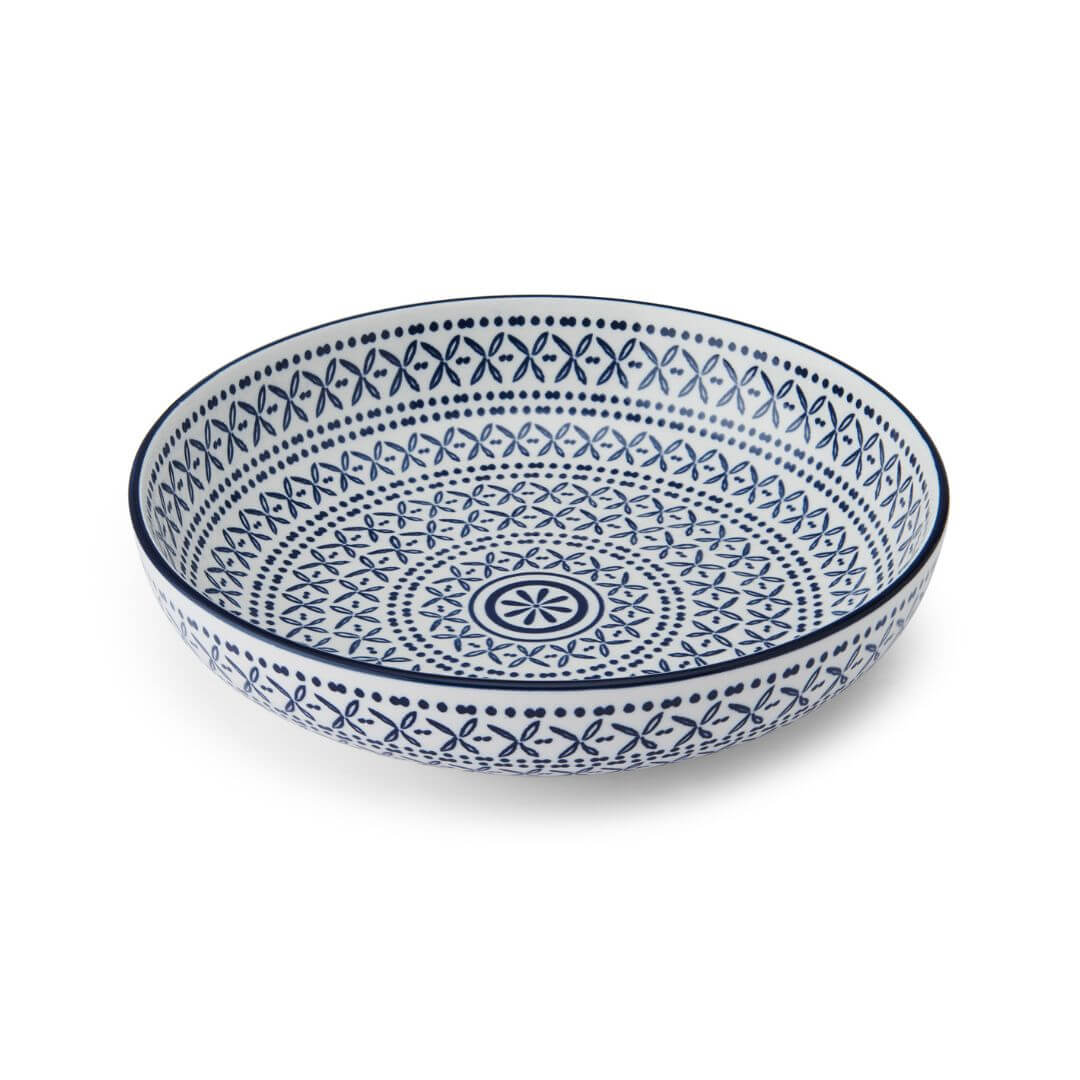 Mikasa Pasta Bowl 21cm Blue Mediterranean