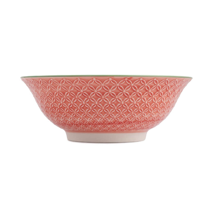 Mikasa Deep Ramen Bowl 21cm Grey Floral