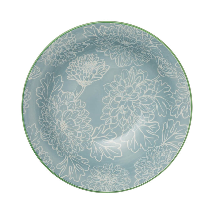 Mikasa Deep Ramen Bowl 21cm Grey Floral