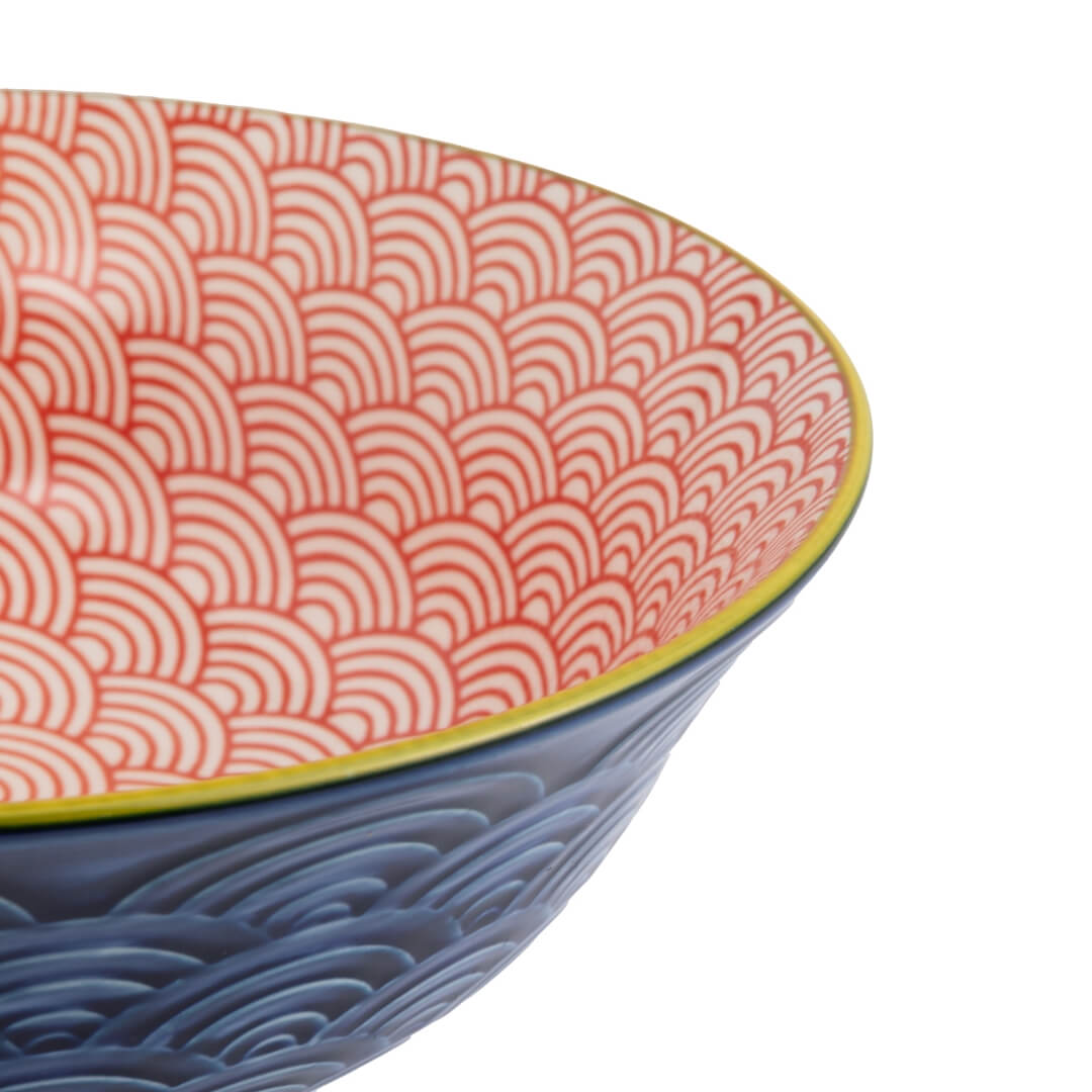 Mikasa Deep Ramen Bowl 21cm Arc Blue