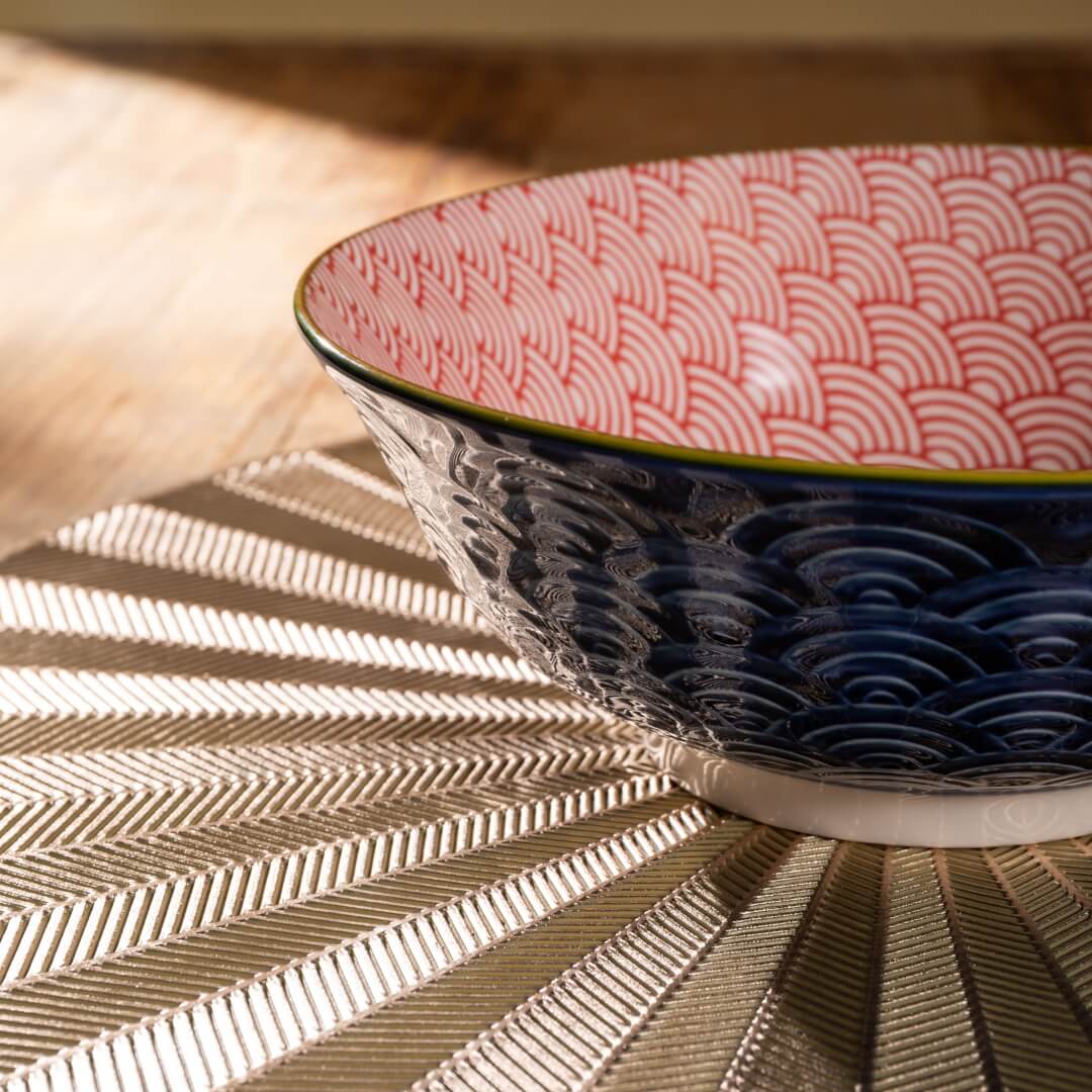 Mikasa Deep Ramen Bowl 21cm Arc Blue