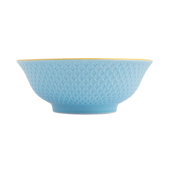 Mikasa Deep Ramen Bowl 21cm Mosaic Blue