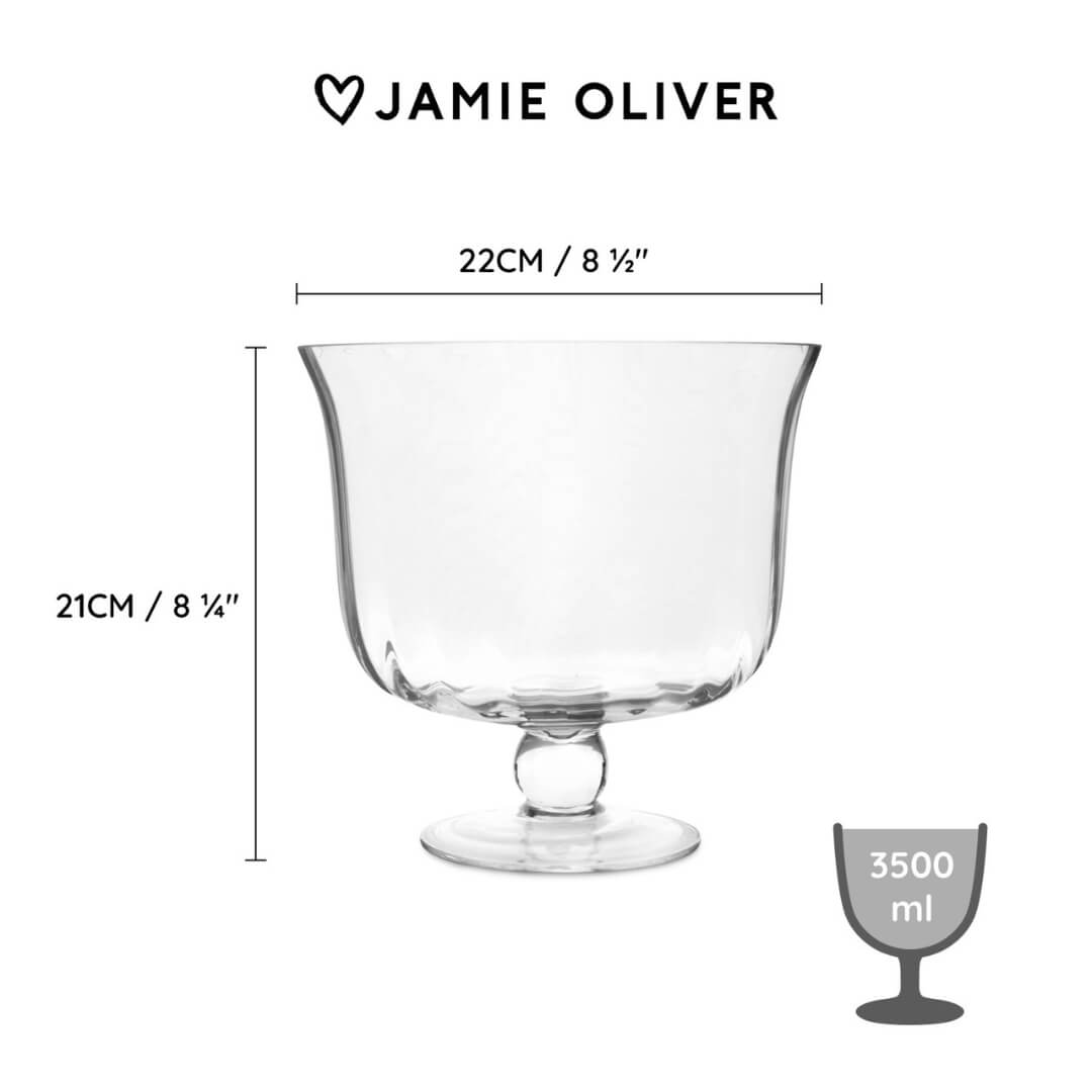 Jamie Oliver Big Love Glass Showstopper Trifle Bowl 22cm