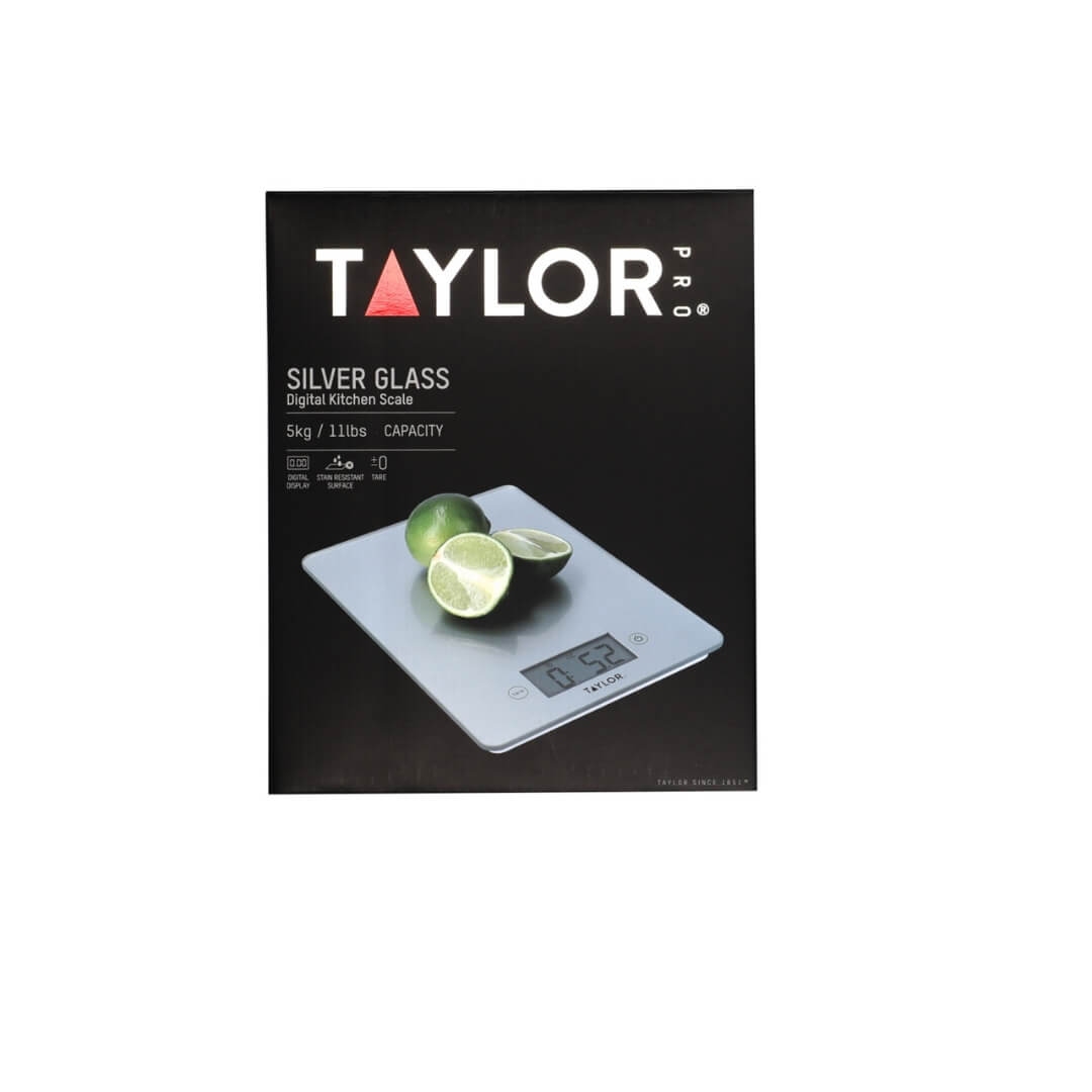 Taylor Pro Digital Kitchen Scale 5kg Silver