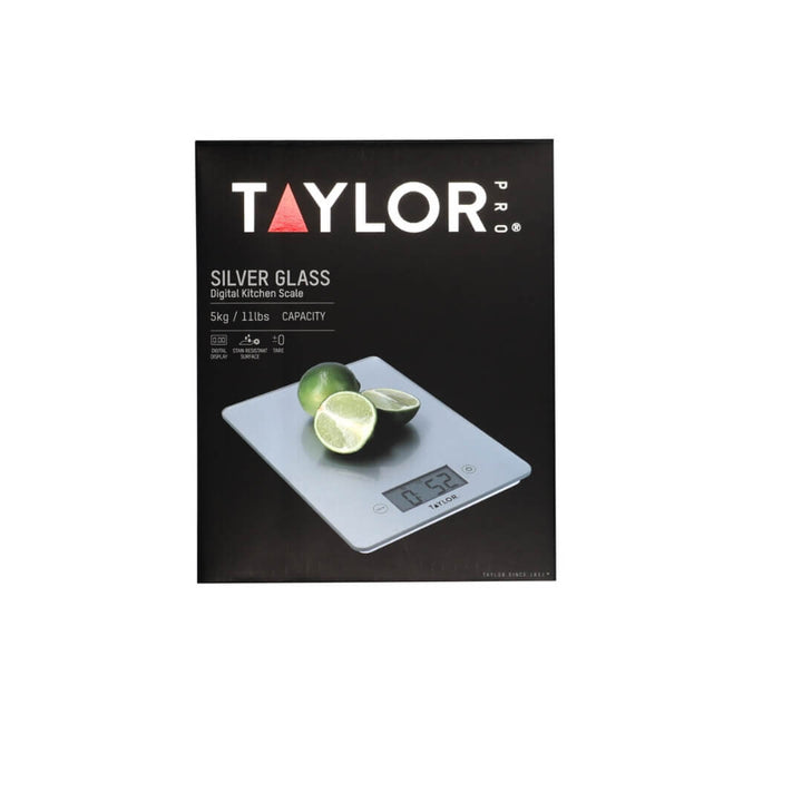 Taylor Pro Digital Kitchen Scale 5kg Silver