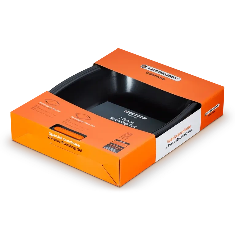 Le Creuset TNS Rectangular Roaster & Oven Tray 31cm Set