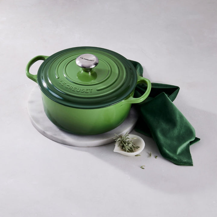 Le Creuset Signature Round Casserole Bamboo Green
