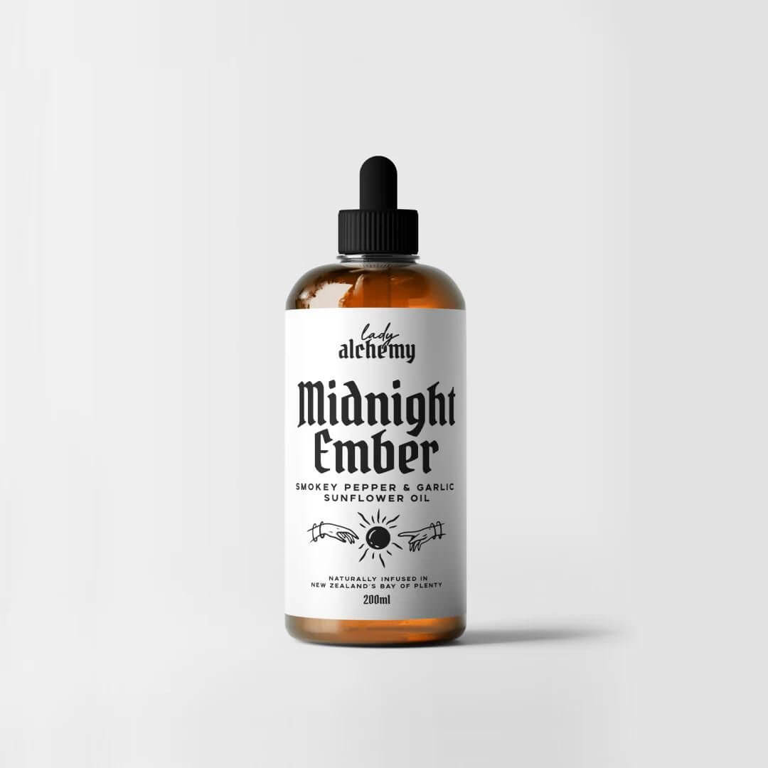 Lady Alchemy Midnight Ember - Smokey Pepper & Garlic Sunflower Oil