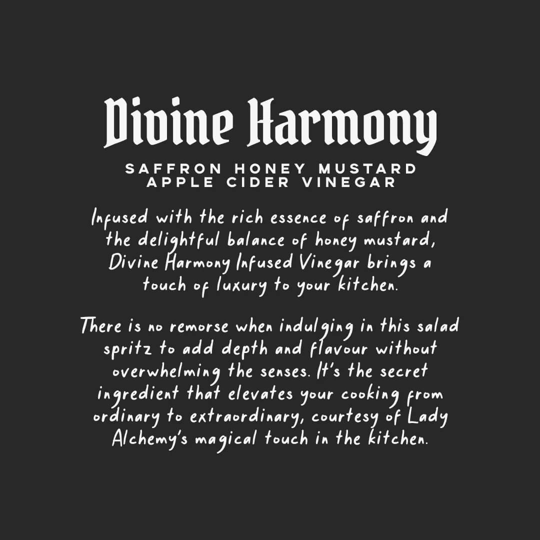 Lady Alchemy Divine Harmony - Saffron Honey Mustard ACV Salad Spritz