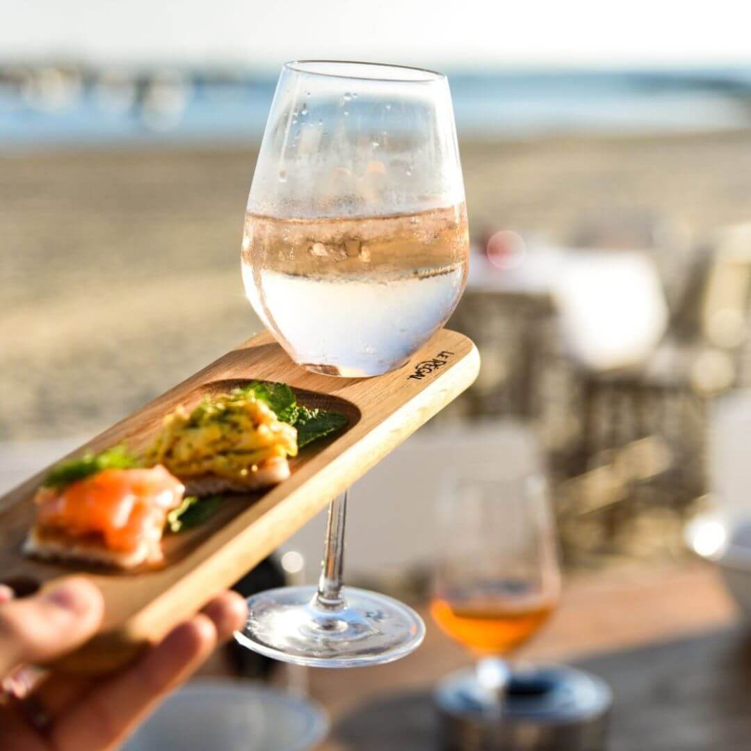 French Oak Cépage Cocktail Plate Set 4pce