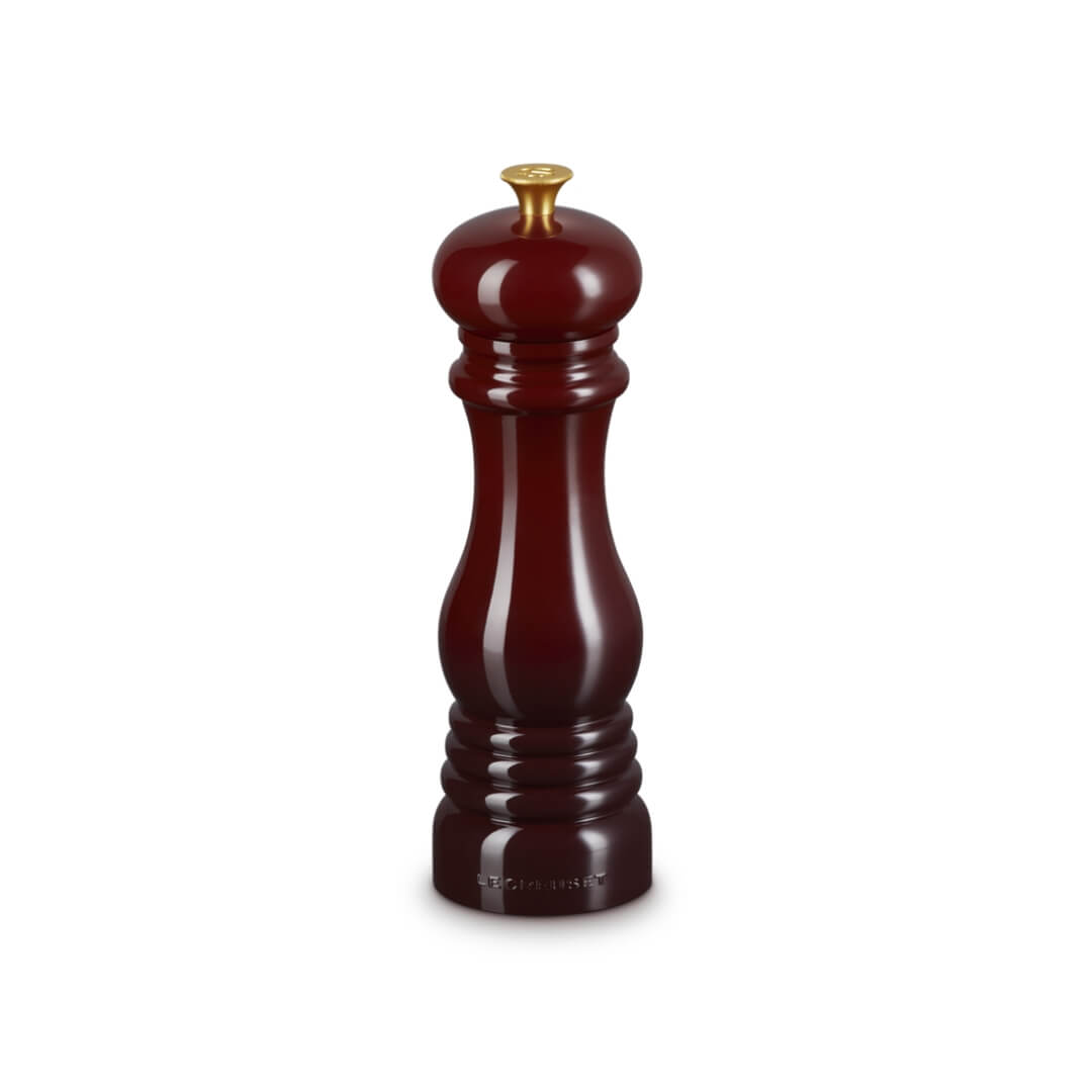 Le Creuset Grinder 21.5cm Garnet with Gold Knob