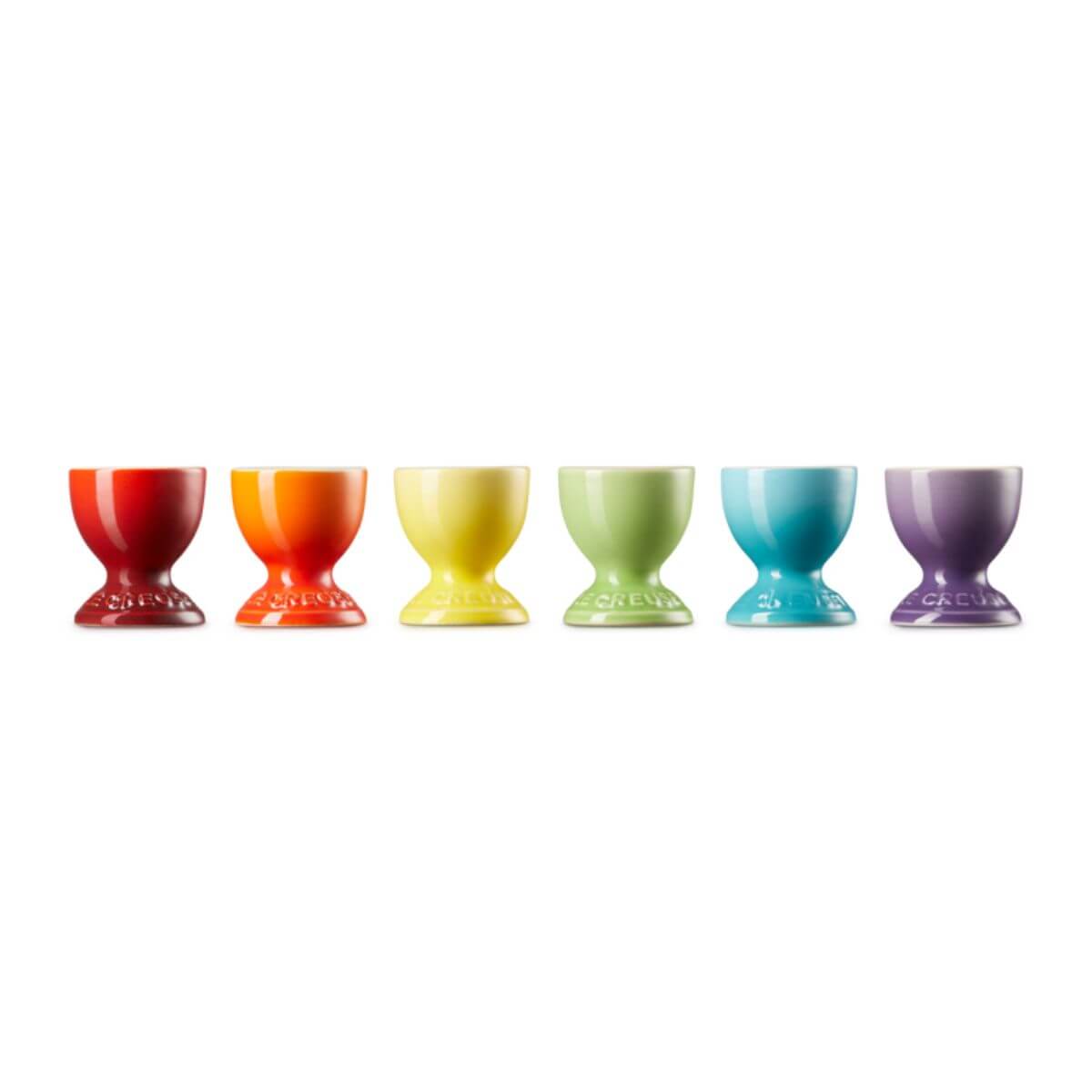 Le Creuset Rainbow Egg Cups Set