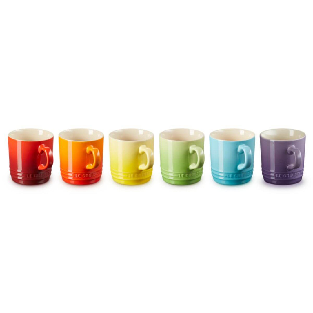 Le Creuset Rainbow 100ml Mug Set