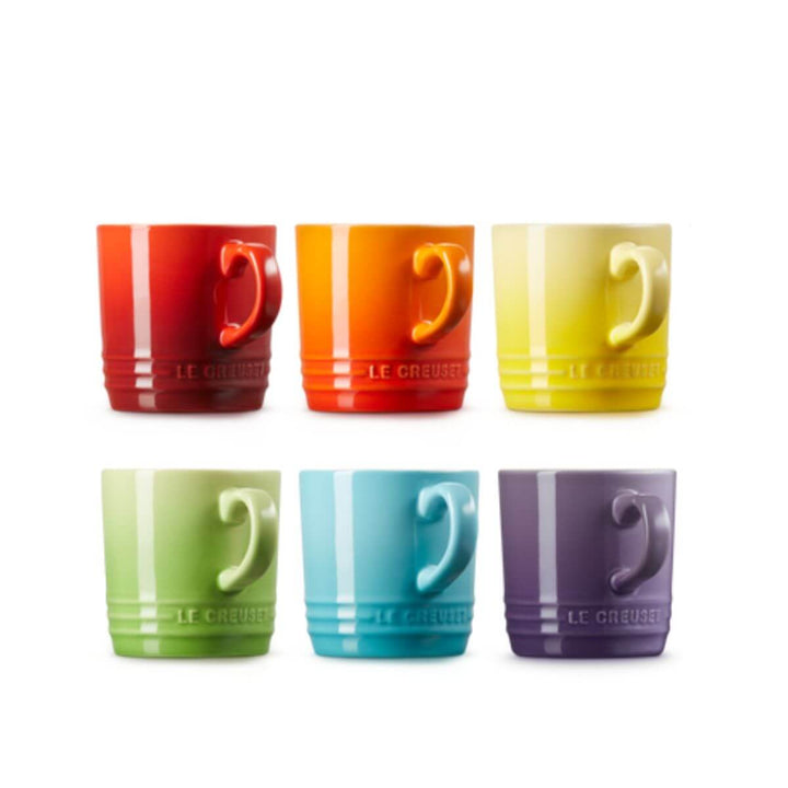 Le Creuset Rainbow 100ml Mug Set